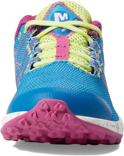 Vista 6 de Merrell Niño Moab Flight Low (niño pequeñoniño grande), Verde azuladoLimaFucsia