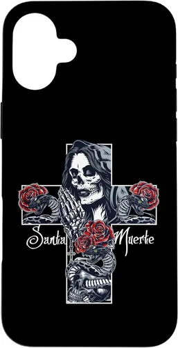 Vista 23 de Funda con diseño de calavera de Santa Muerte para iPhone 17