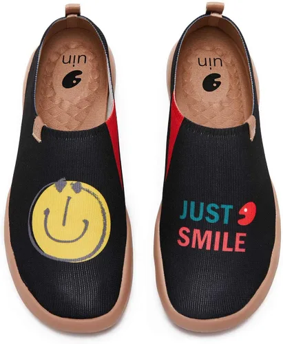 Vista 53 de UIN Mocasines casuales para mujer, de viaje, pintados, para caminar, ligeros, cómodos, de lona, tenis de moda