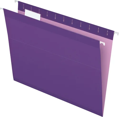 Vista 78 de Pendaflex carpetas de archivos colgantes reforzadas, Negro