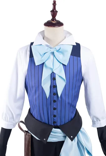 Vista 5 de NGOVINY Disfraz unisex de Vanitas para cosplay con diseño de Vanitas