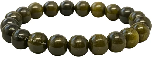 Vista 767 de Amazing Gemstone Crystal Bracelet for Women Men's Gifts - Protection Healing Crystal Bracelet - 8mm Gemstone Beaded Stretchable Bracelet Pulseras
