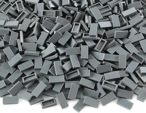 Vista 13 de 700 Piezas de Ladrillos Planos Multicolores 1×2, Bloques de Construcción a Granel para Superficies Lisas de Pared y Piso, Accesorios de Juguete