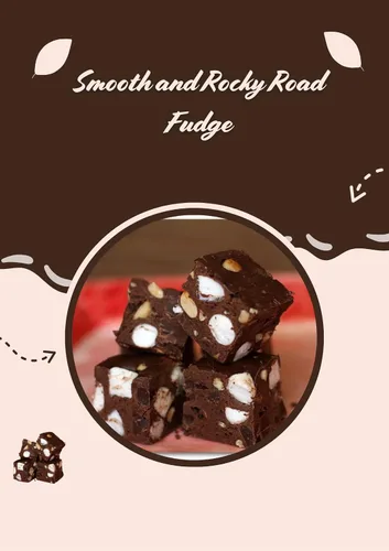Vista 2 de Nuts To You Smooth and Rocky Road Fudge de 8 onzas Dulce gourmet fresco Fudge artesanal decadente y delicioso