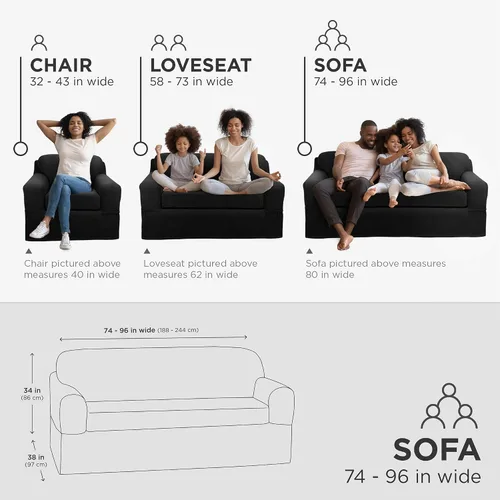 Vista 4 de MAYTEX Pixel - Funda ultrasuave para sofá