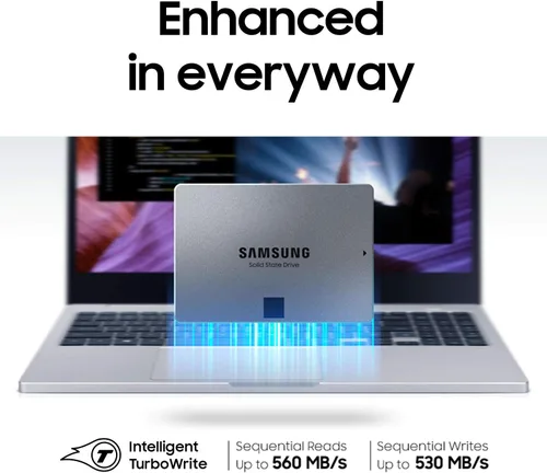 Vista 8 de SAMSUNG 870 QVO SATA III SSD 2TB 2.5" Unidad de Estado Sólido Interna, Actualiza la Memoria y Almacenamiento de PC de Escritorio o Portátil