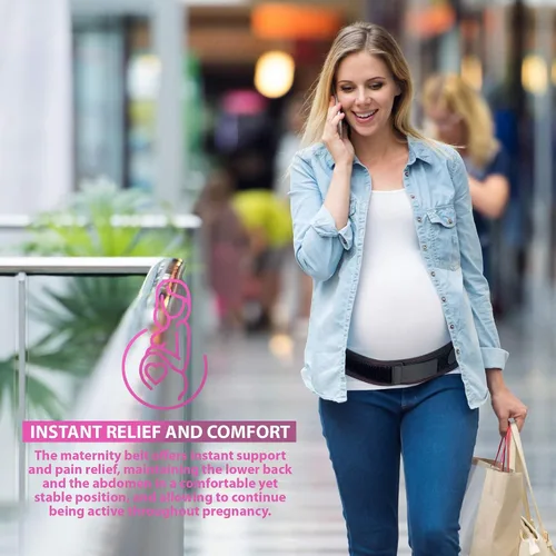 Vista 5 de ORTONYX Cinturón de apoyo de maternidad para mujer, soporte de espalda