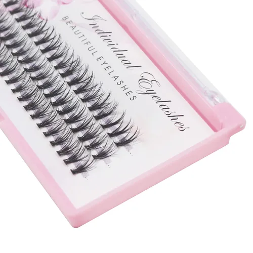 Vista 9 de Bodermincer Kit de extensiones de pestañas postizas 20D suaves de 0.003 in, rizo C, racimos de pestañas individuales