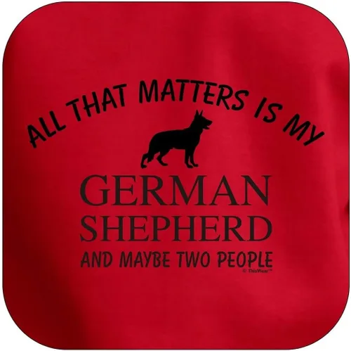 Vista 2 de German Shepherd Thats All That Matters Two People Premium Sudadera con capucha