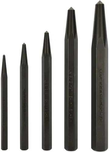 Vista 9 de Mayhew Tools 24008 Punzón central, 1/4" - 6 mm x 5-1/2", acabado de óxido negro