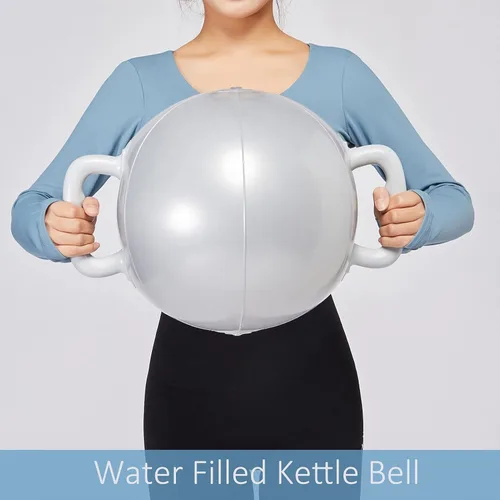 Vista 7 de Campana de hervidor de agua con peso ajustable, pelota de fitness de PVC, gimnasio en casa, equipo de yoga para hombres y mujeres