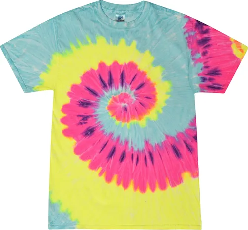 Vista 11 de Colortone Camisetas Tie Dye para Hombre y Mujer - Camisetas de manga corta unisex Tie-Dye para adultos Acadia