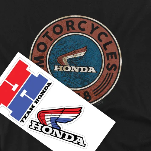 Vista 6 de Camiseta de aceite para motocicleta Honda