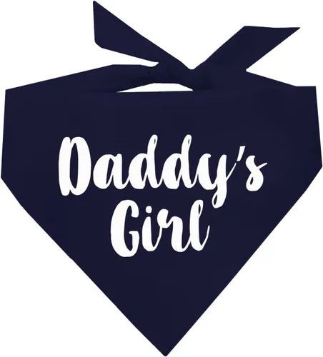 Vista 11 de Daddy's Girl - Bandana para perro para el día del padre (negro, XS 5)