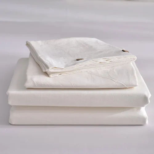 Vista 3 de Fundas de 3 piezas de edredón en algodón para cama King
