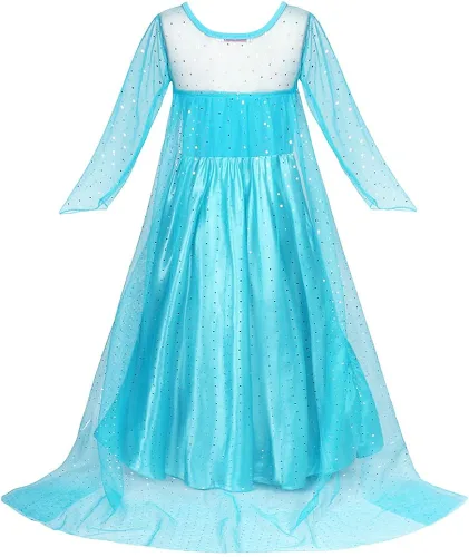 Vista 2 de SNOWLION Disfraz de princesa para reina con accesorios