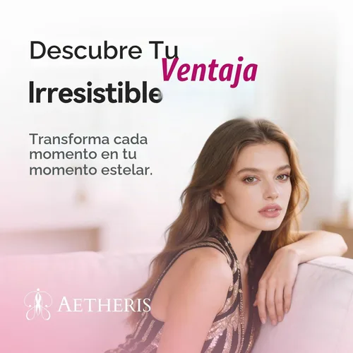Vista 4 de AETHERIS - Perfume de feromonas para mujer, aroma floral afrutado, fragancia con aroma dulce de larga duración, perfume mejorado para mujer, diseño