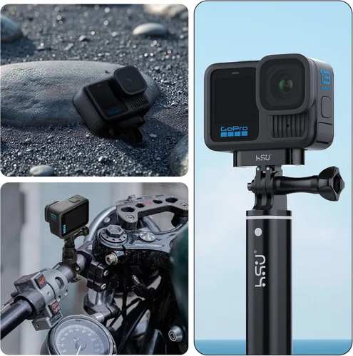 Vista 6 de HSU Soporte magnético para GoPro Hero 13 Negro/Mission 1/Max 2/LIT Hero 1 Paquete