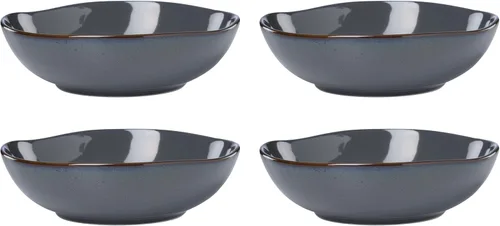Vista 22 de Oneida 897199 Organic Shades - Juego de vajilla de 12 piezas, color azul pizarra