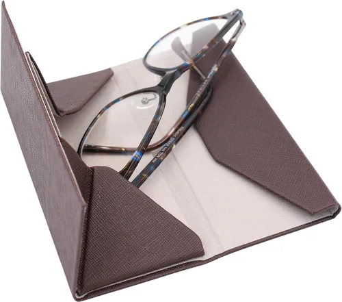 Vista 151 de Real Sic Funda para lentes de sol para hombres y mujeres, soporte magnético plegable para lentes de sol, inspirado en el color sólido