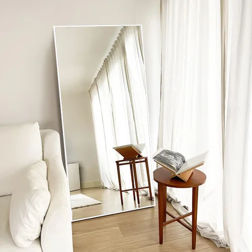 Vista 41 de NicBex Espejo de pared, espejo de aleación de aluminio de 36 x 24 pulgadas, espejo de pared para dormitorio, baño (horizontal/vertical), sala