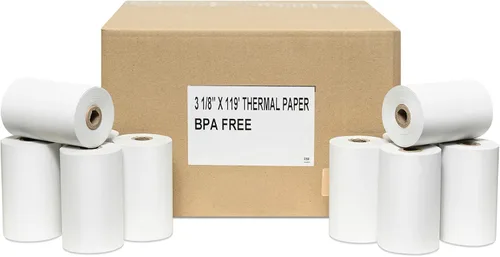 Vista 17 de Rollos de Papel Térmico de Recibo POS (2-1/4" x 85' Térmico)