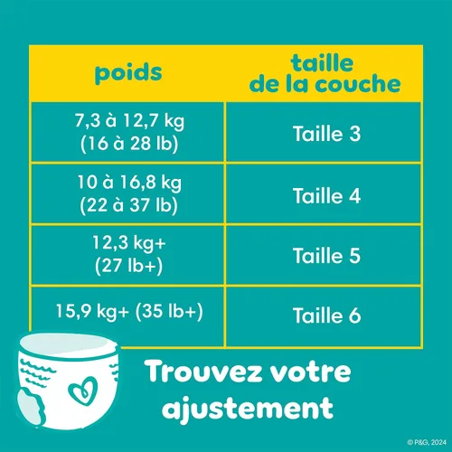 Vista 16 de Pañales Pampers - Swaddlers 360° - Talla 3, 70 unidades, hasta 100% de protección contra fugas, ajuste cómodo y seco, diseñado para cambios fáciles
