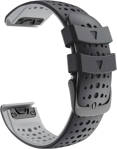 Vista 14 de Correa de reloj de 0.866 in para Garmin Forerunner 945 935 Fenix 5 5Plus Fenix 6 Pro silicona reloj inteligente banda liberación rápida correa