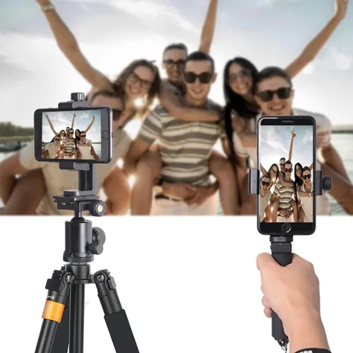 Vista 7 de Soporte ergonómico anticaída para teléfono celular, Vlogging, estabilizador de agarre de mano, soporte para teléfono inteligente, kit de video