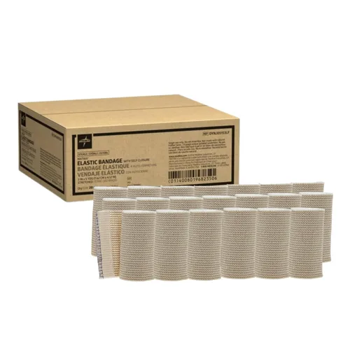 Vista 7 de Título: Medline Matrix Wrap Vendaje elástico con cierre automático, estéril, 2 pulgadas x 5 yardas, caja de 20