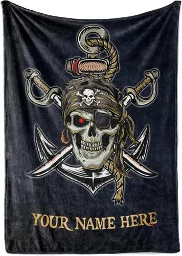 Vista 8 de Manta de esqueleto personalizada para niños, adolescentes o adultos, manta grande de felpa negra con tela de felpa suave, cálida, con calaveras