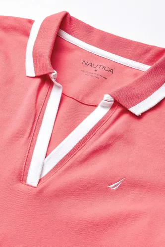 Vista 6 de Nautica - Polo de algodón elástico para mujer