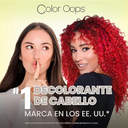 Vista 8 de Color Oops decolorante de cabello con extra acondicionador. 1 unidad de acondicionamiento extra