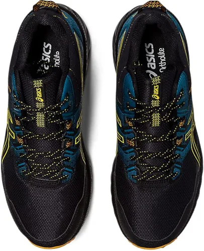 Vista 6 de ASICS Zapatos Gel-Venture 9 Mid Top para hombre, NegroGolden Yellow