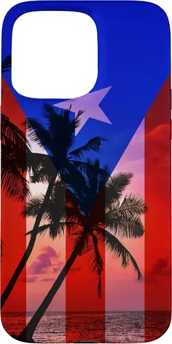 Vista 31 de Tropical Ocean Vibes Puerto Rico Flag - Funda para iPhone 17
