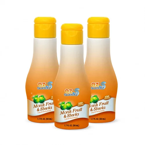 Vista 10 de EZ-Sweetz Stevia & Monk Fruit (1.36 oz - Edulcorante líquido 300 porciones/botella)