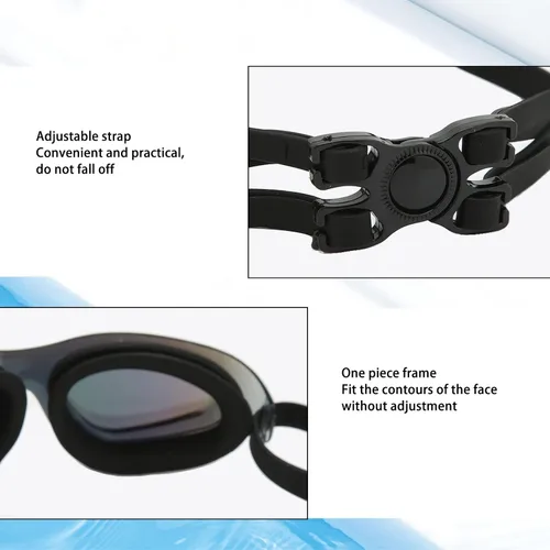 Vista 3 de GLOGLOW Gafas de natación, gafas de natación de gran angular para natatorio