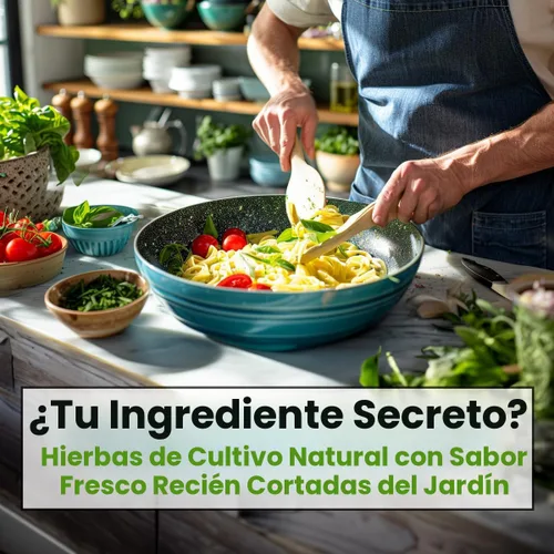 Vista 3 de Kit de semillas de 5 variedades de hierbas, orégano, cilantro, perejil, albahaca, cebollino