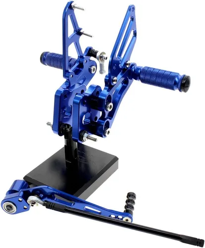 Vista 9 de FXCNC Juego de estriberas ajustables CNC para motocicleta, reposapiés trasero compatible con GSX-R GSXR 600 750 GSXR600 GSXR750 GSX-R600 GSX-R750