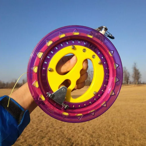 Vista 9 de Mint's Colorful Life Easy to Fly Delta Kite and Kite - Bobinador de carrete con cuerda de 600 pies