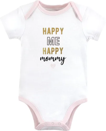 Vista 378 de Hudson Baby baby-girls Cotton Bodysuits 3-pack