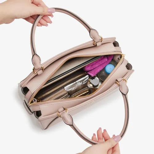 Vista 8 de Michael Kors Cleo Medium Satchel