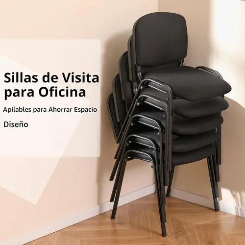Vista 7 de Giantex Set de 5 sillas de conferencia Elegant Design Office Set de espera para huéspedes