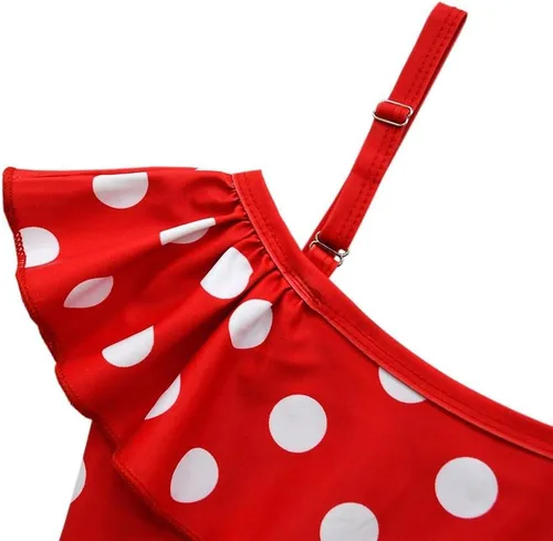 Vista 3 de Dressy Daisy Vestido tankini de dos piezas para niñas con falda y diadema