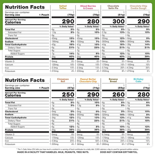Vista 3 de Oats Overnight Paquete de variedad definitivo - Batido proteico para el desayuno alto en proteínas, 5g de fibra - Harina de avena sin gluten, avena