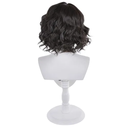 Vista 4 de Soyusunny 70s 80s Short Wigs Kinky Afro Mirabel Cosplay Costume Wig Black