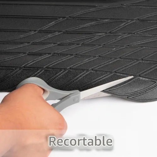 Vista 9 de Armor All Alfombrilla de carga resistente, alfombrilla de ajuste universal para automóviles, camiones, SUV, color negro