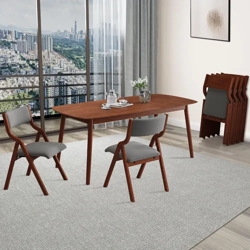 Vista 8 de Ball & Cast Silla Gris+cereza