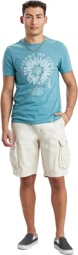 Vista 59 de Unionbay Survivor pantalones cortos de cargo con cinturón para hombre