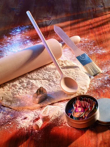 Vista 3 de Redecker Cuchara de cocina de madera de haya sin tratar, 12-1/2 pulgadas, utensilio esencial para remover y servir, madera duradera, fabricada